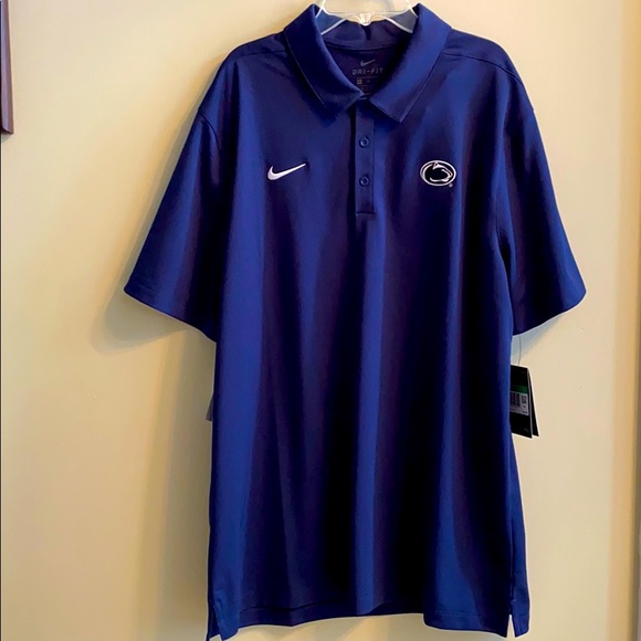 Nike Other - Nike Dri-Fit NWT Penn State Polo Shirt. Size XL